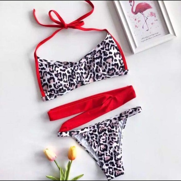 Wow🔥Women's 2 Pieces Leopard Bikini Set!! - Picture 3 of 4